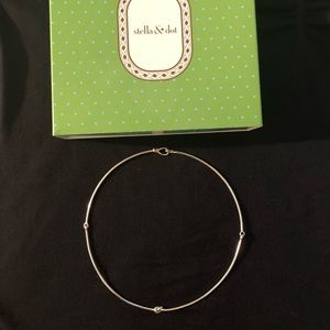 Stella and Dot silver choker